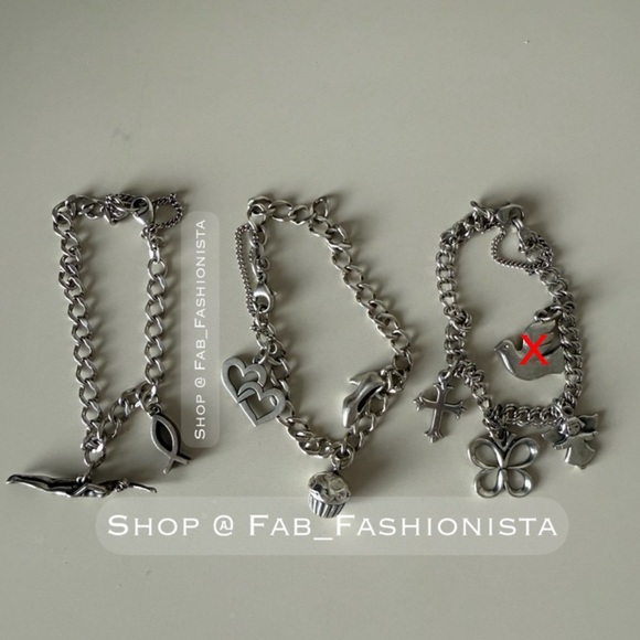 James Avery Retired Charm bracelets angel butterfly cupcake high heel cross - Picture 1 of 4